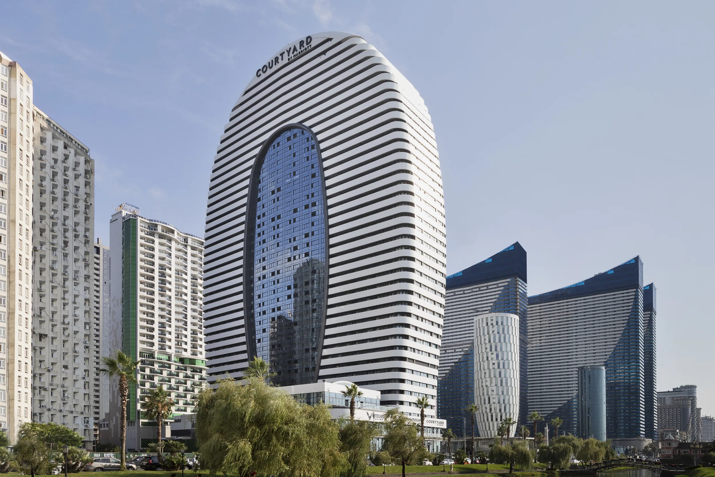 courtyard batumi, rakesh rajdev in collaboration with Marriott, exterior