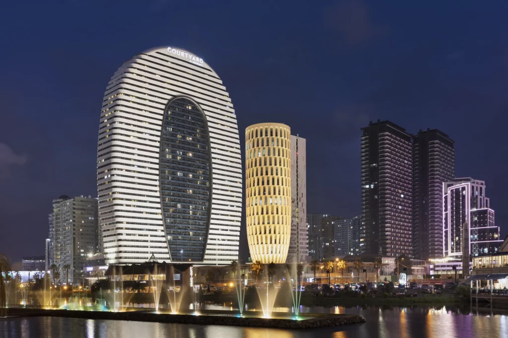 courtyard batumi, rakesh rajdev in collaboration with Marriott, exterior
