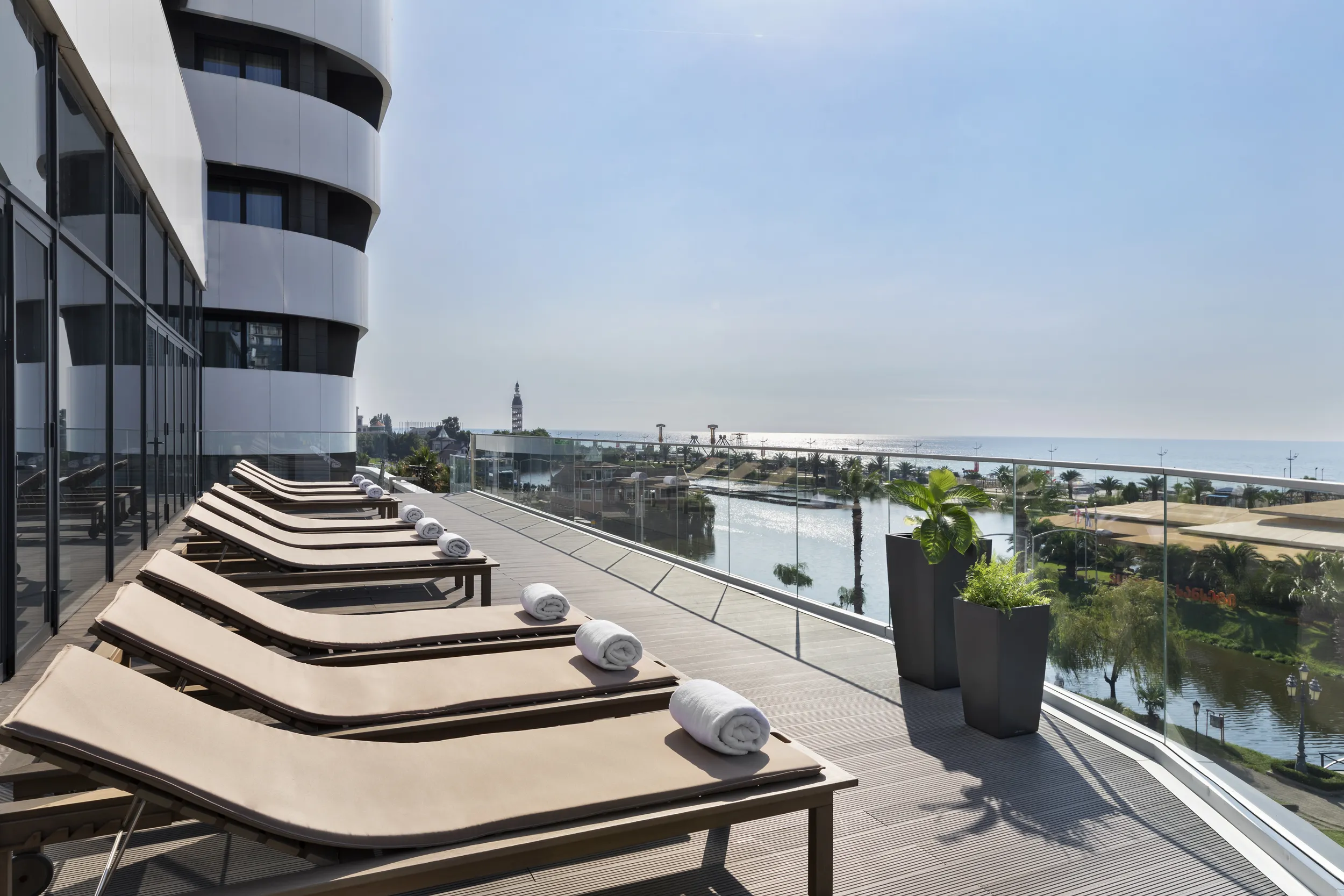courtyard batumi, rakesh rajdev in collaboration with Marriott, terrace pool